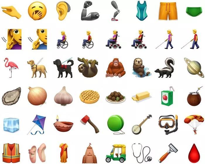 全新 emoji 肤色选择器