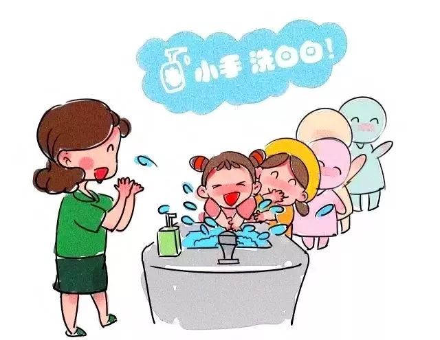接待陆续来园的小朋友和家长. 3.协助值日生检查小朋友饭前洗手情况.