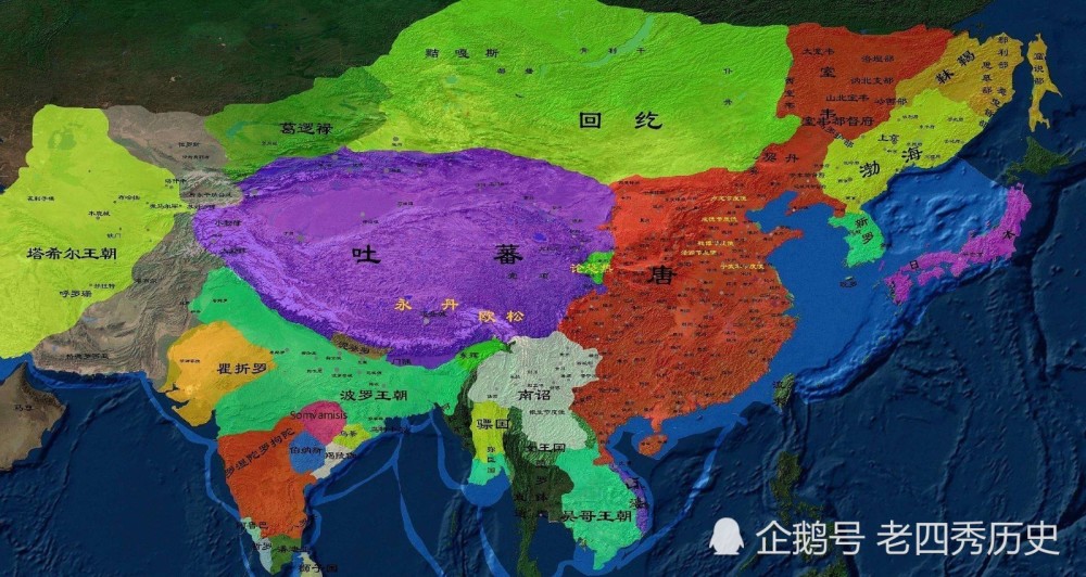 唐朝吐蕃地图