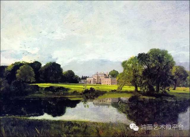名画欣赏:英国风景画大师康斯太勃尔作品