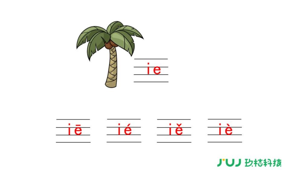 汉语拼音11《ie ue er》讲解