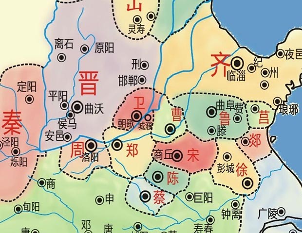 历史那些事儿:春秋十二诸侯国之天下之中曹国