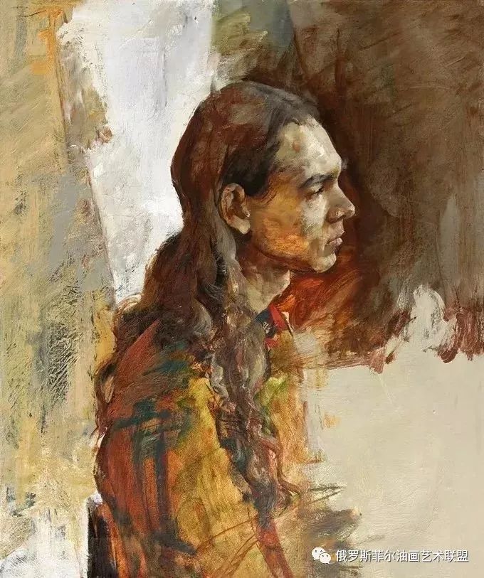 俄罗斯画家伊凡·罗吉诺夫人物油画作品欣赏