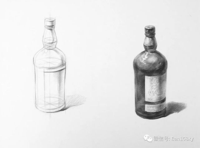 超详细的结构素描素描静物组合