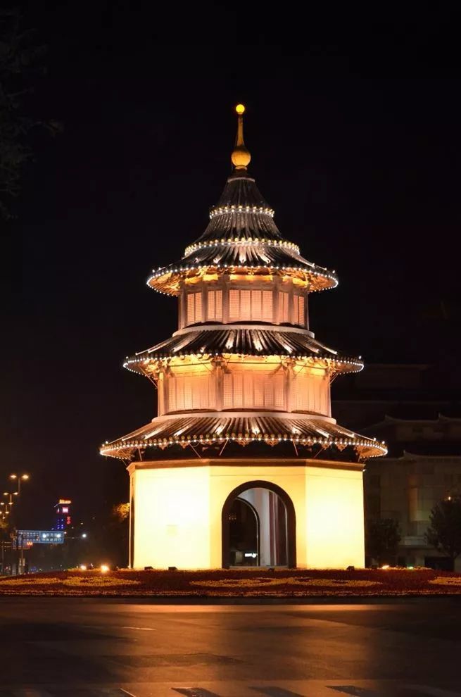 扬州 文昌阁为江苏省扬州市地标建筑.