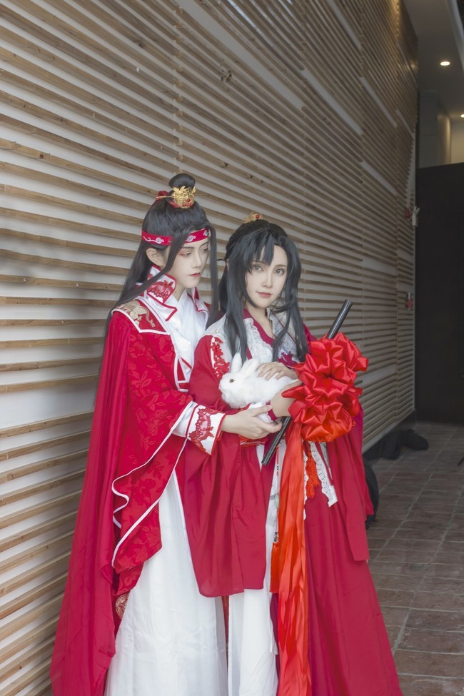 魔道祖师忘羡自设婚服:cos