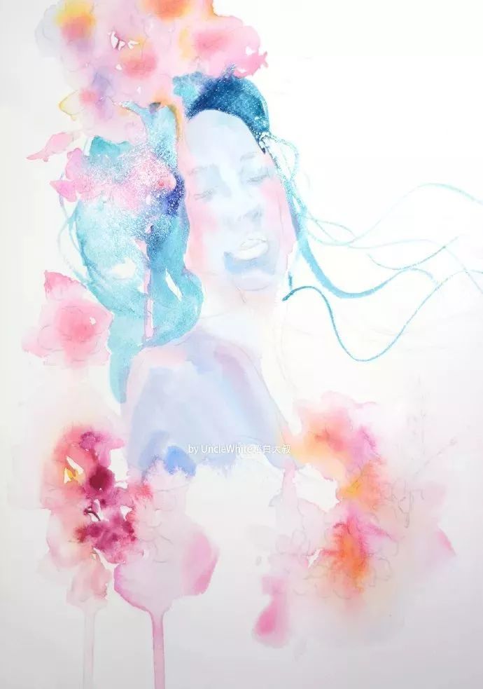 画出高级美!林闻琪 水彩人物的水墨意境