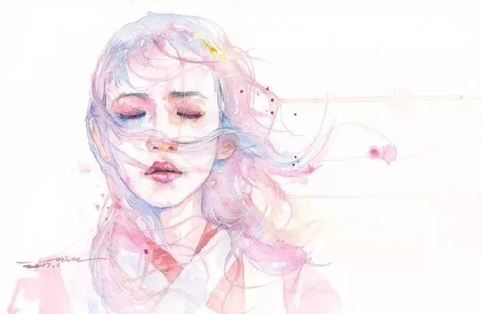 画出高级美!林闻琪 水彩人物的水墨意境