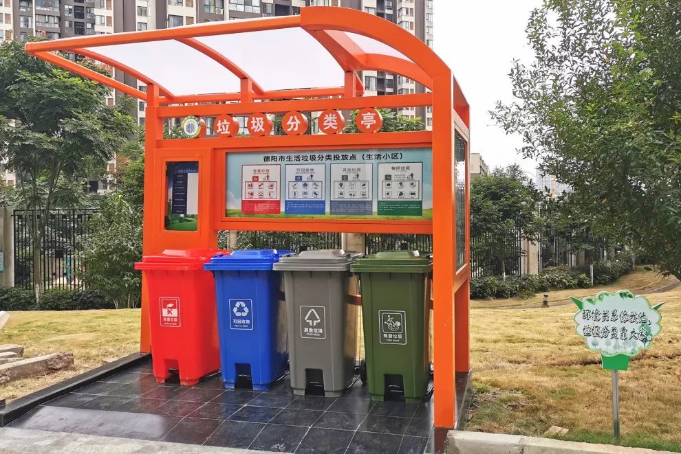 what is a garbage sorting booth 垃圾分类亭是垃圾分类工作中投放