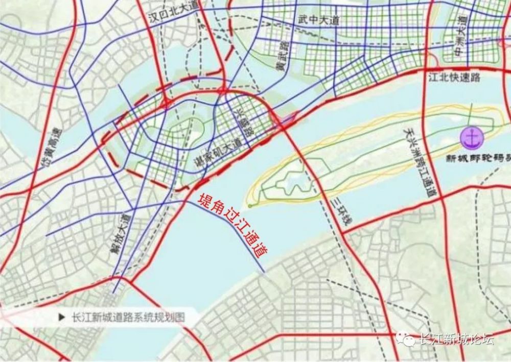 新洲3条过江通道被列入国家规划!即将启动!