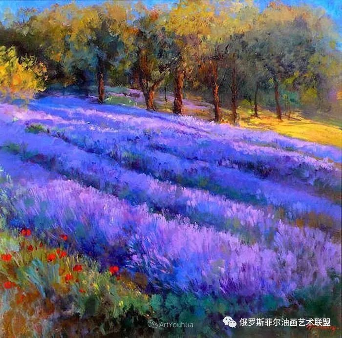意大利裔美籍女画家画中的花园,让人焕然一新