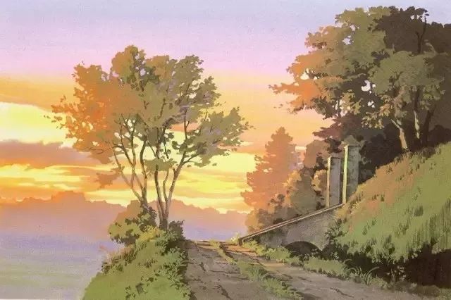 日本水彩画家 宫崎骏御用场景画师 也是日本动画家 插画家 日本水彩
