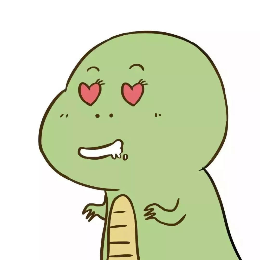 超甜的情侣头像 | 小恐龙系列(55张)