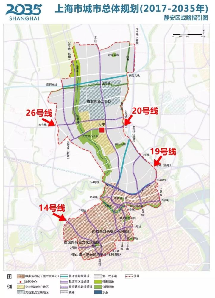 上海2035地铁规划市中心将新增这些地铁