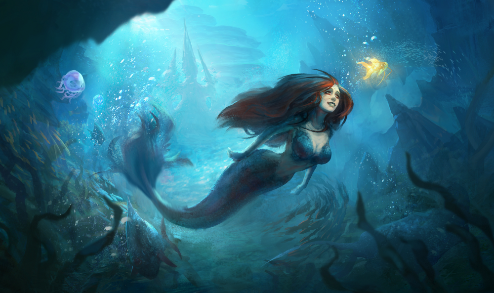 美人鱼的15个神话传说,它是黑暗邪恶的,还是美丽诱人