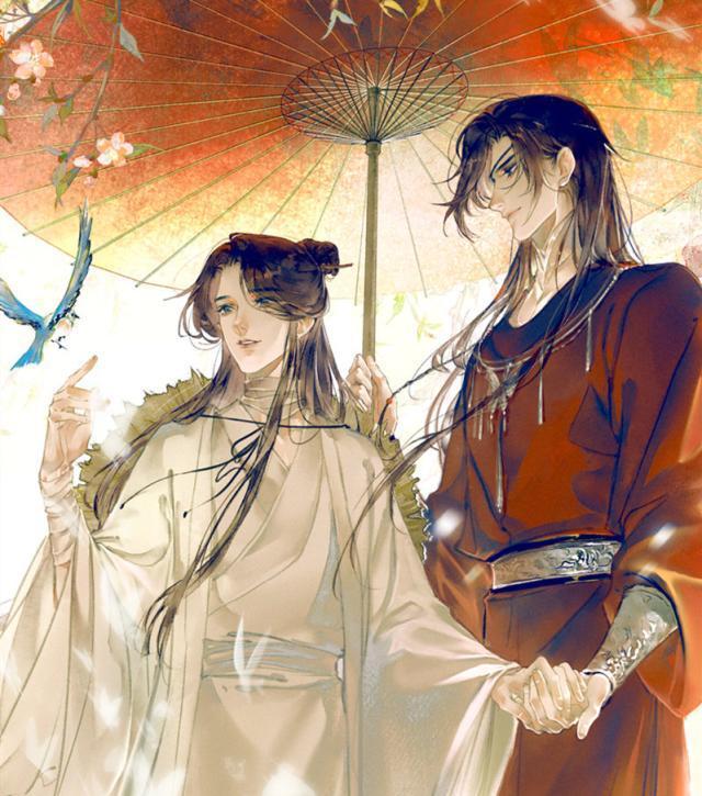 《天官赐福》漫画,花城的面具究竟有何用意?其实是和