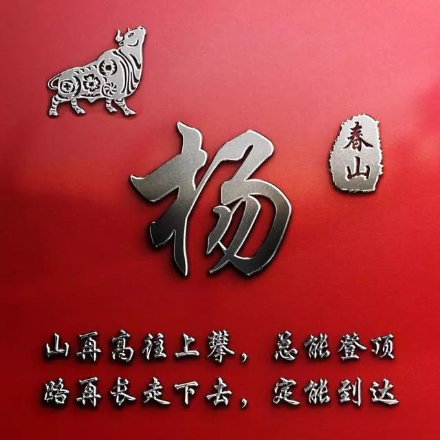 微信头像,12生肖大气姓氏头像,鸿运当头红色款
