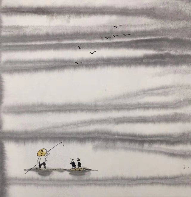 大道至简 著名画家米荣国禅意国画作品欣赏