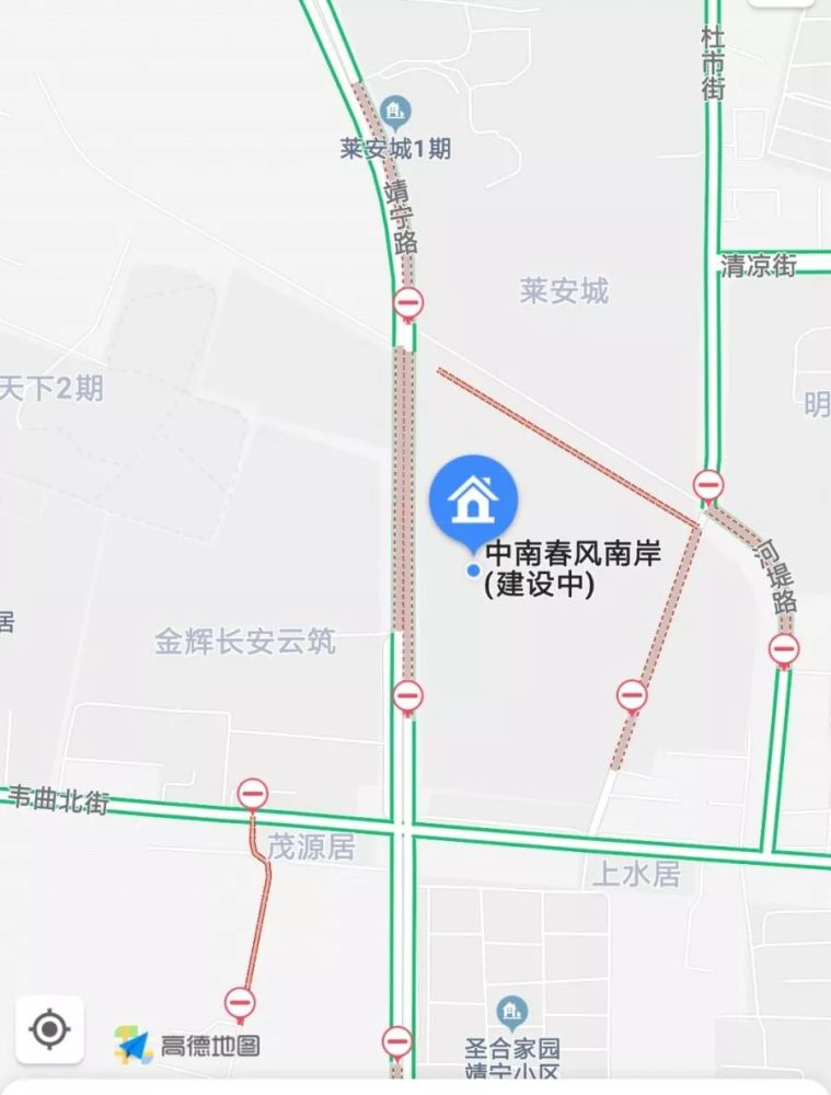 西部大道两纯新盘实探:中南春风南岸,金辉长安云筑
