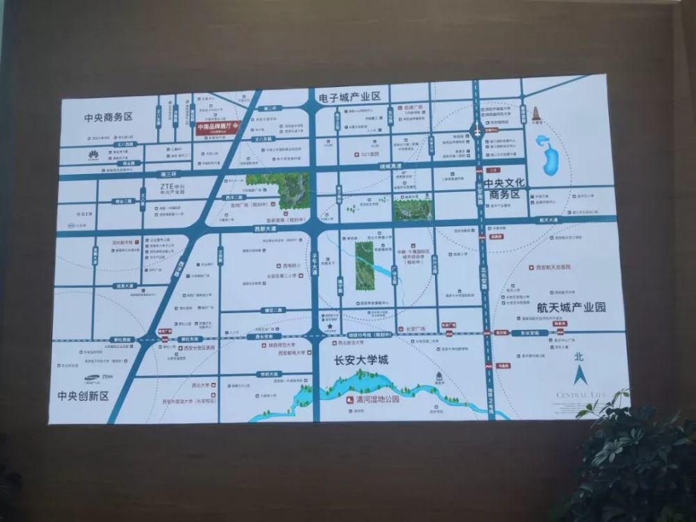 西部大道两纯新盘实探:中南春风南岸,金辉长安云筑