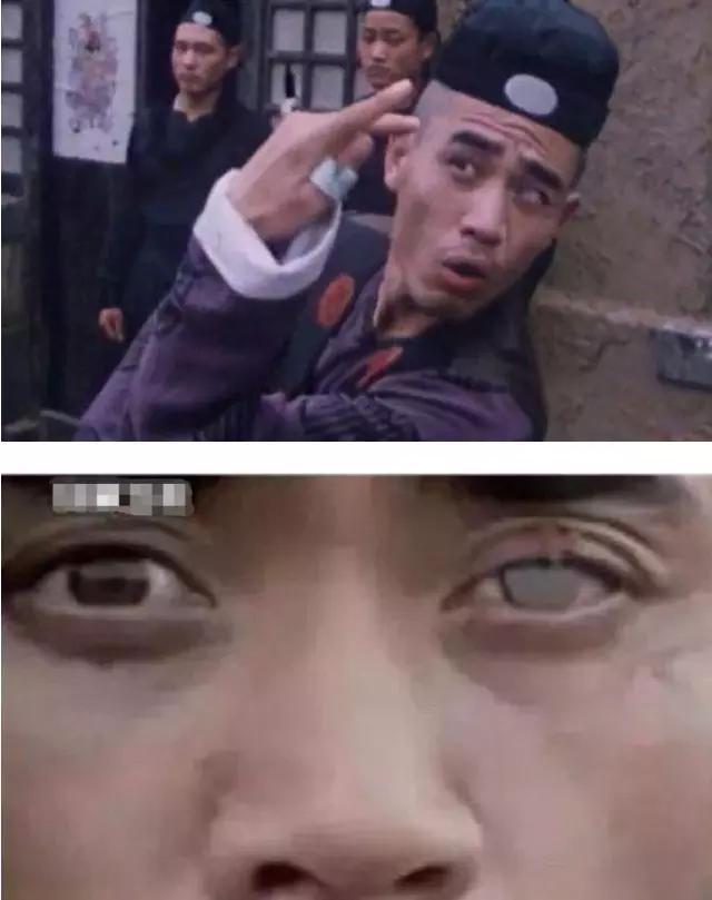 为了演好瞎子,他把纽扣磨成片放在眼里,拍完戏差点变成真瞎子