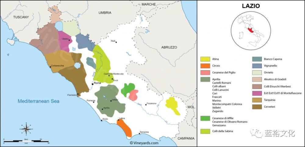 意大利葡萄酒分级制度和产区大全