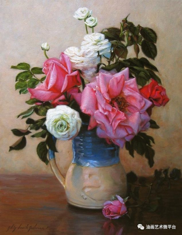 robinlucileanderson花卉油画