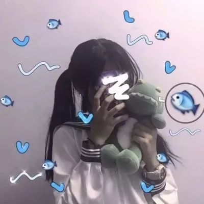 第102期|手机挡脸软妹女生头像