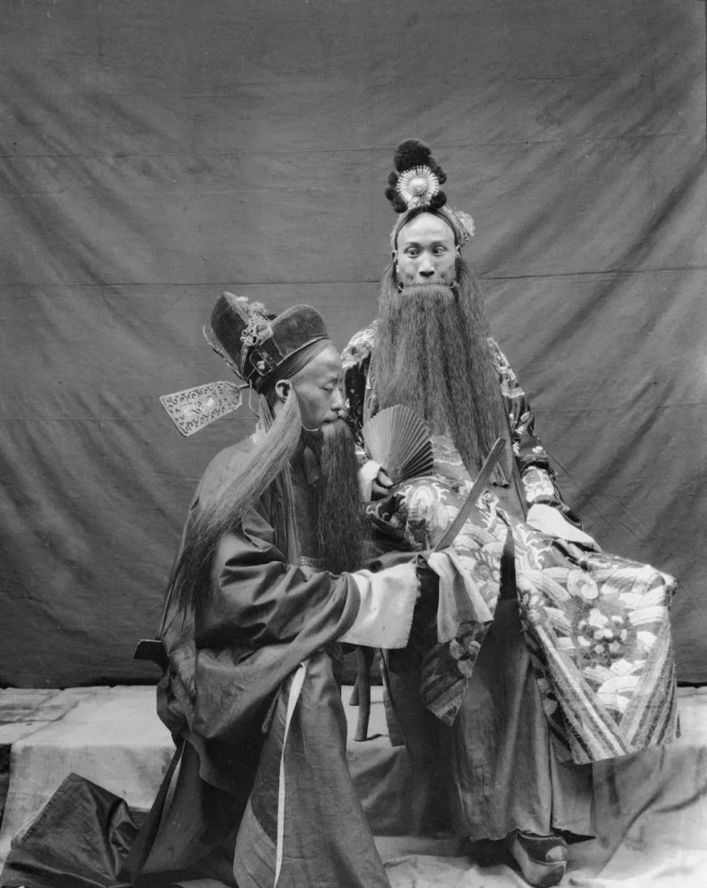 100年前甘肃秦腔罕见老照片!