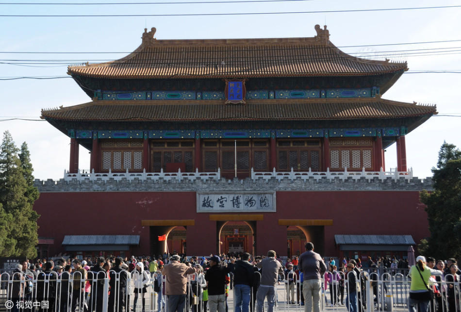 大风导致故宫北门石匾受损 或用木匾取代 (组图)