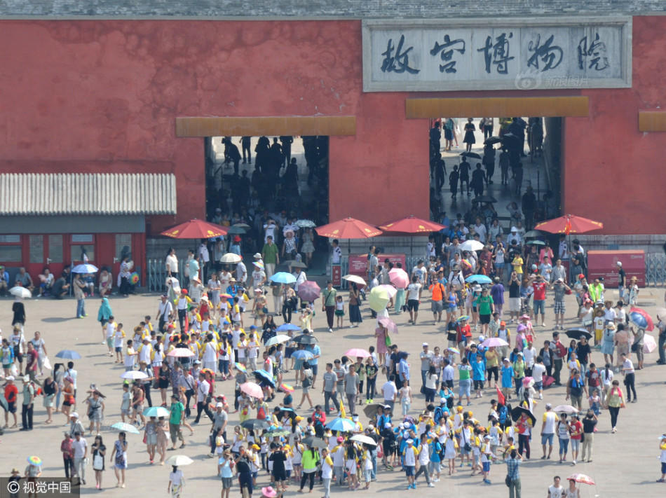 大风导致故宫北门石匾受损 或用木匾取代 (组图)