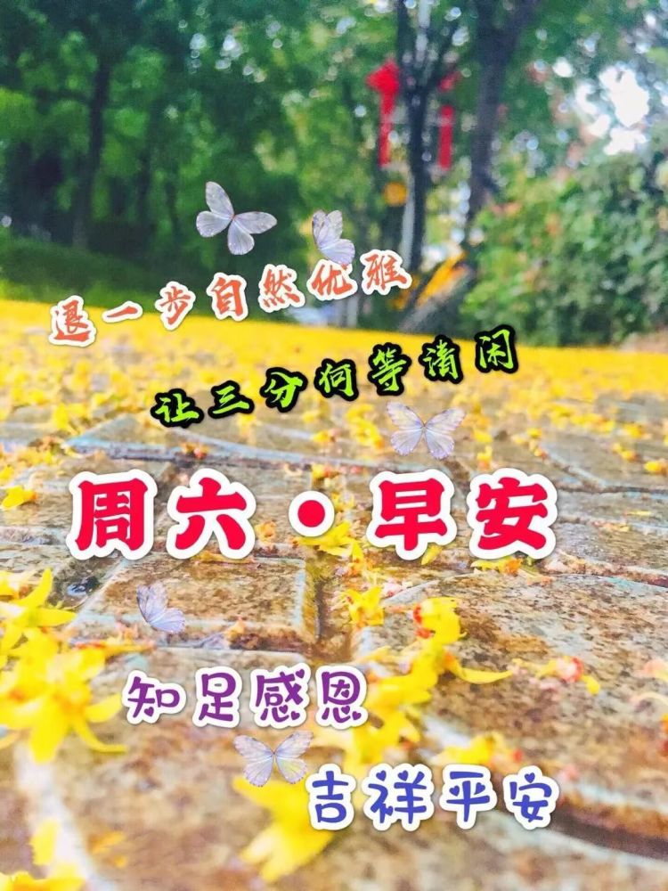 周六清晨早安祝福动态图片大全早安祝福语大全简短最新早上问候语图片