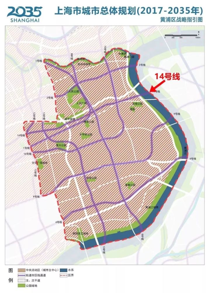金桥2035规划,上海金桥规划图 2035年)」 上海市区将新增这几条地铁 14号线:东西走向,自浦东金桥至