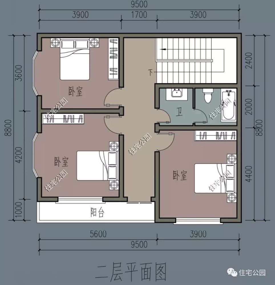 占地不足100平,造价20万起步,精选10套农村自建房户型