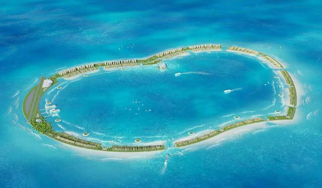 南海"吹沙填海工程"现状:美济礁已成"美济岛",振奋人心!