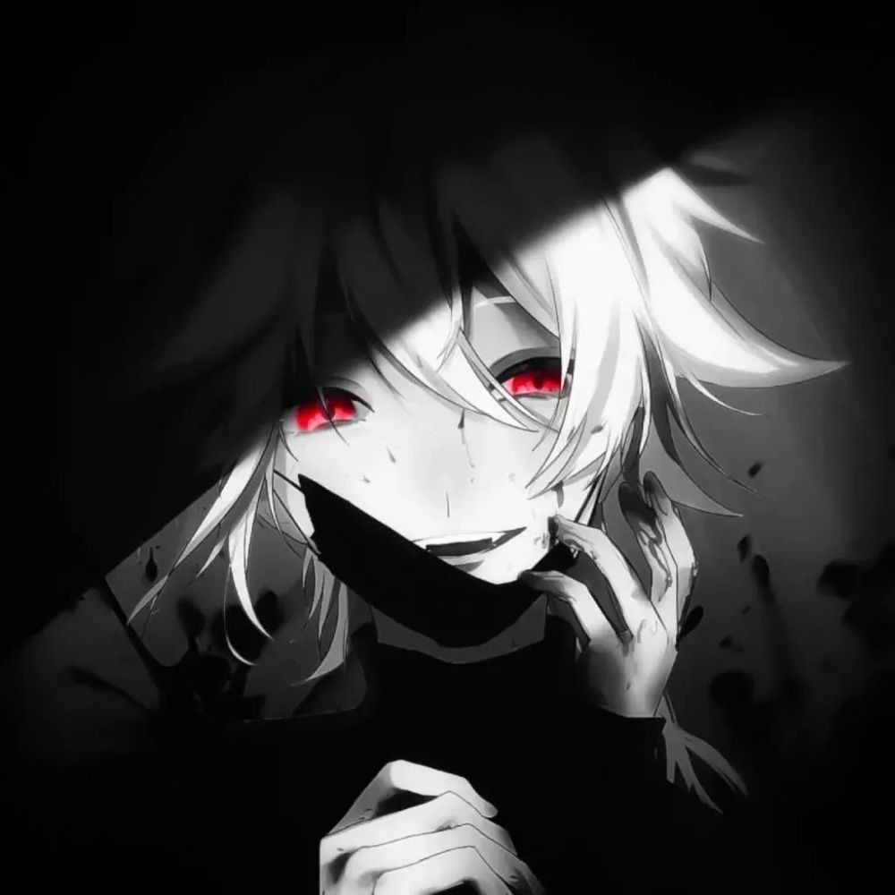 二次元黑色系列男生帅气图片 二次元军官霸气图片