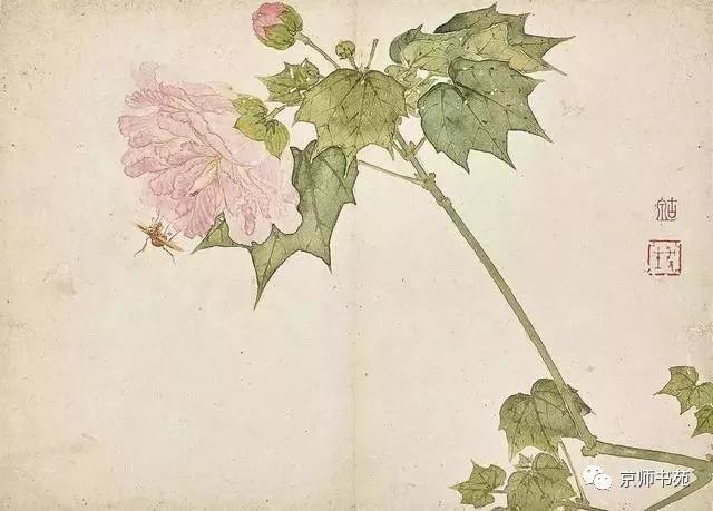 居廉大师作品笔法工整设色妍丽