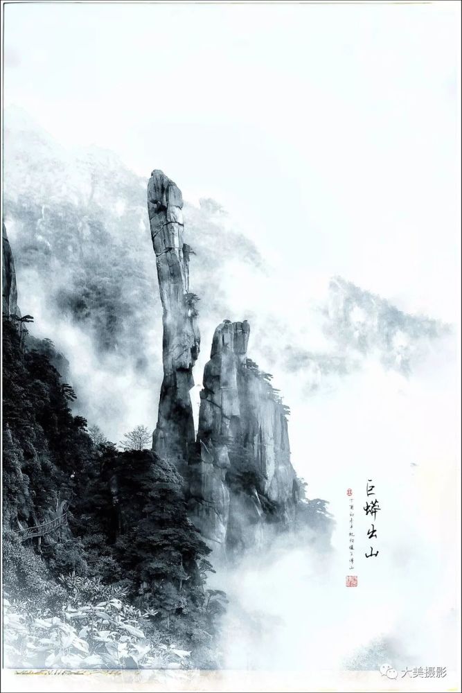 到底是照片还是国画?镜头中的墨韵,令人陶醉的意境美