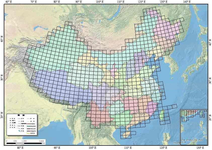 1992 年国家颁布实施的国家基本比例尺地形图分幅和编号标准(gb/t