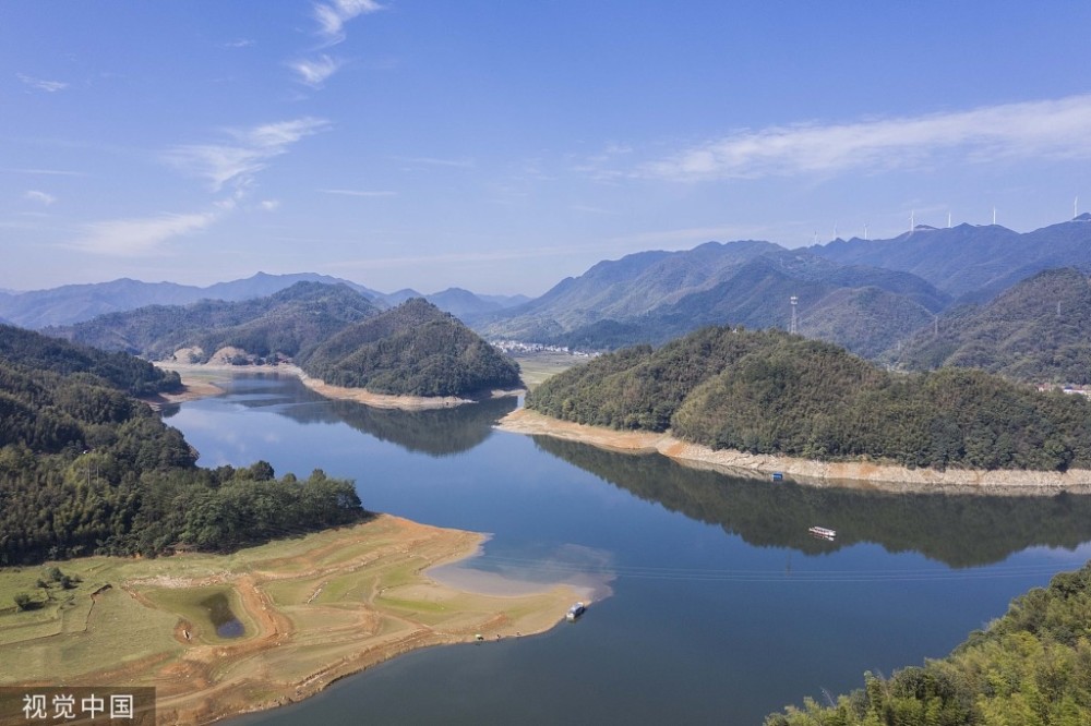 湖南益阳桃花湖秋景宜人青山碧水美不胜收