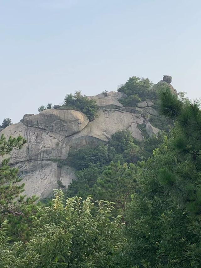 商城县高畈村石鼓山景色秀丽令人醉疑是仙境画中游