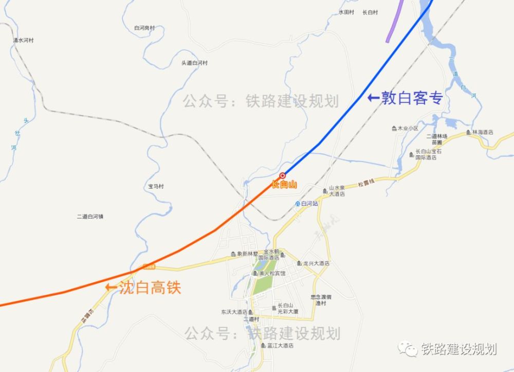 沈白高铁线路平纵断面示意图▼