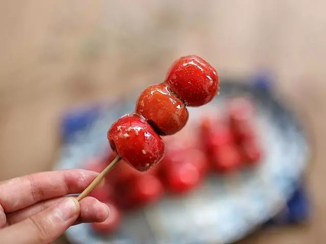 冰糖葫芦,甜甜的冬日味道
