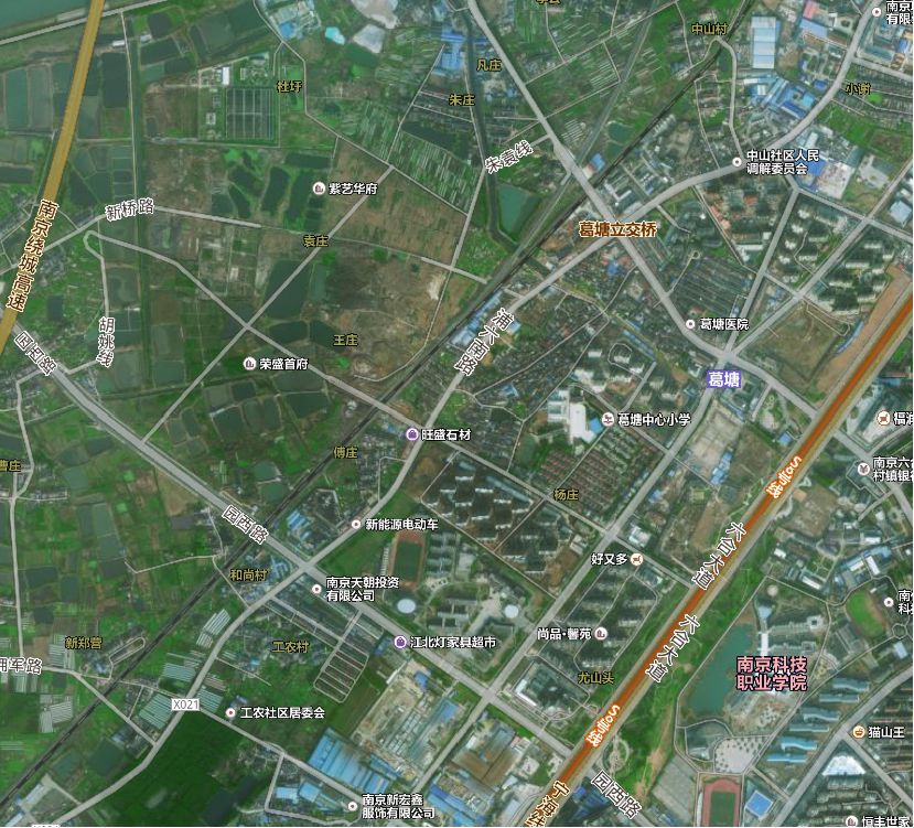 项目位于葛塘街道松杨路,团结大道交接处.