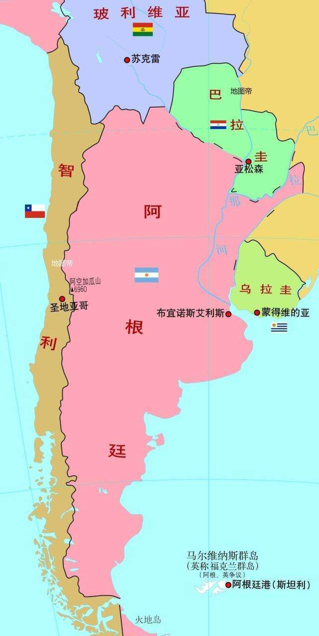 智利地图