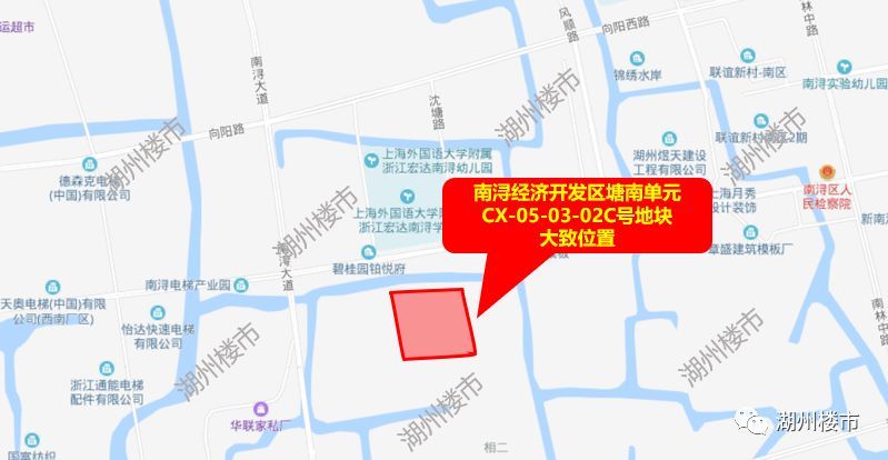 2019-44号地块,即南浔经济开发区塘南单元cx-05-03-02c号地块,占地