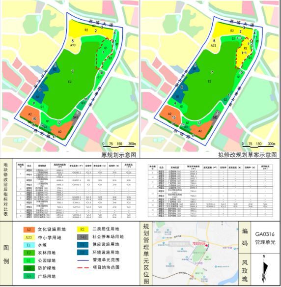 近日,市规划和资源局增城区分局公布增城区ga0316规划管理单元控制性