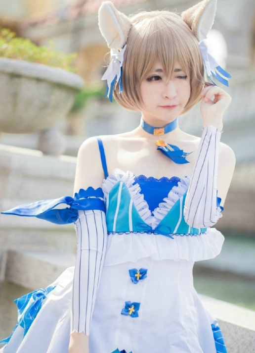 从零开始的异世界生活菲利斯cosplay,萌萌的妹子