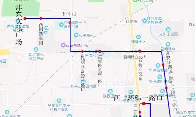 为优化线网布局,方便市民出行,西安市公交总公司将于今日 新开122路