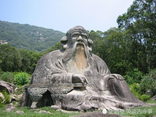 晋江清源山老子塑像